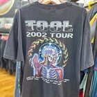 Tool 2002 Tool 2002 Tour concert T-shirt from the Lateralus era printed a tour