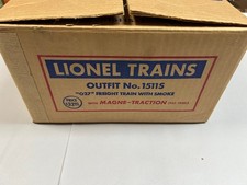 1953 Lionel 1511S Postwar set in amazing setbox. Incl. 2037, 6066, 6032 Free Shi
