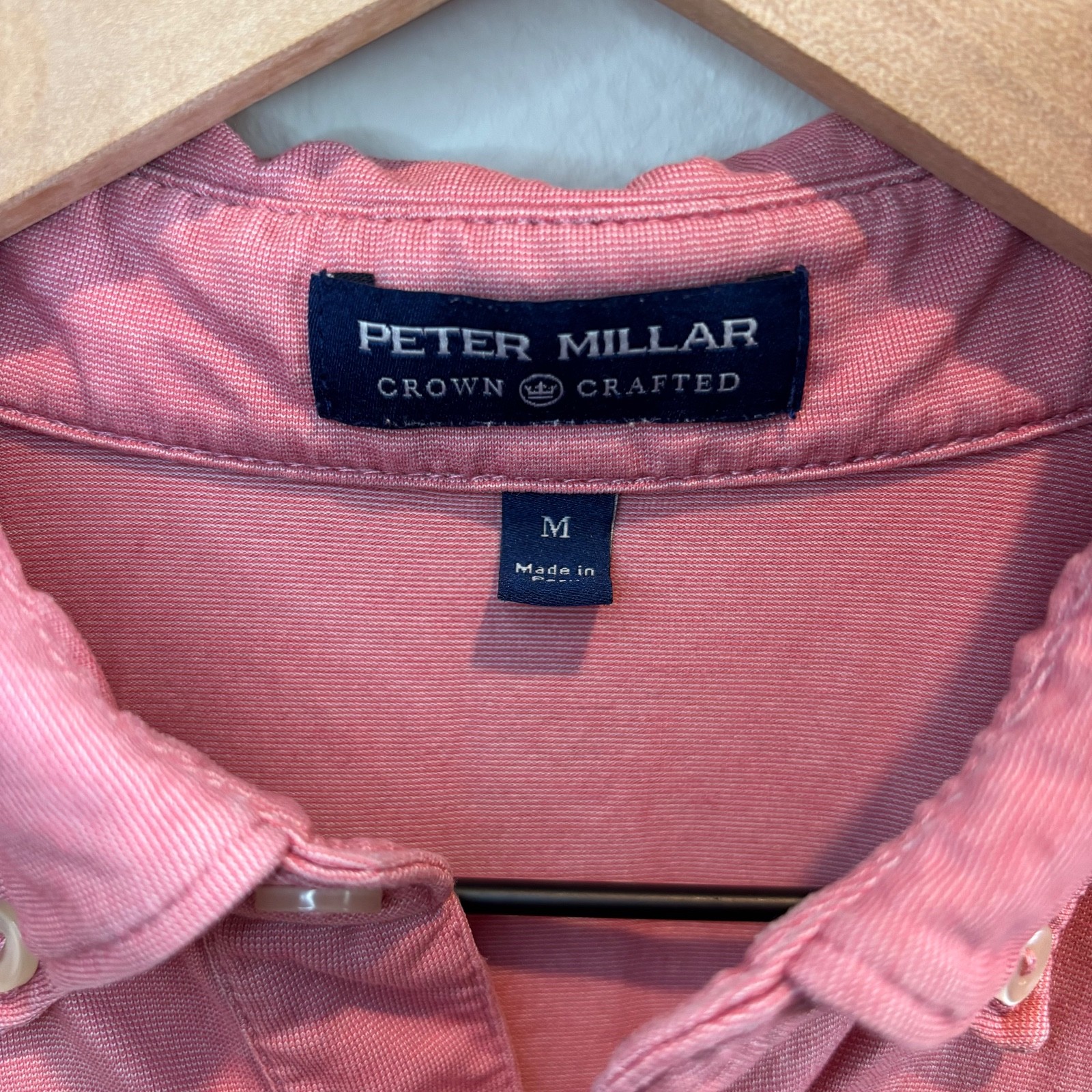 Peter Millar Crown Crafted Red Pinehurst Polo M - image 3