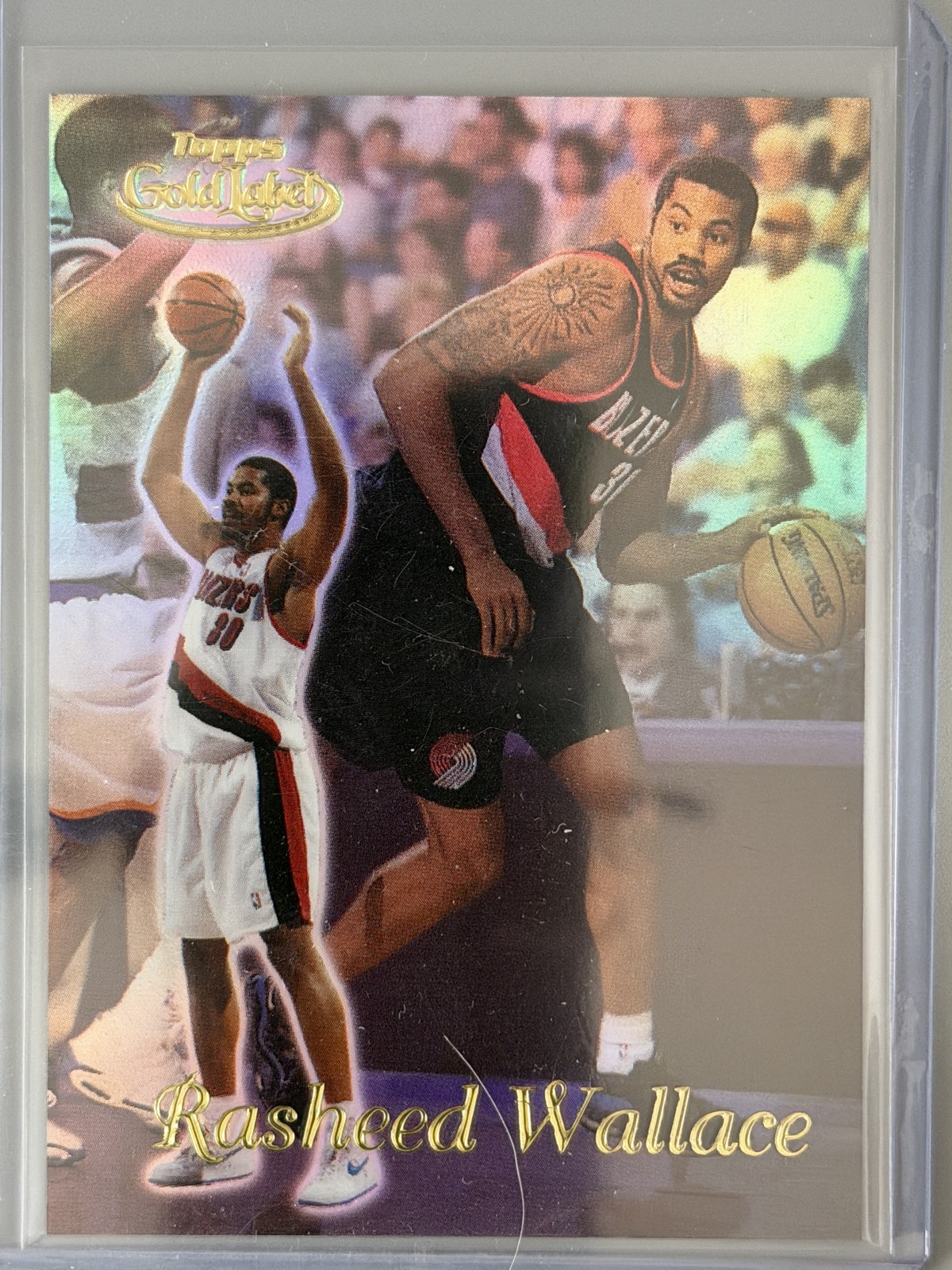 1999-00 Topps Gold Label - Rasheed Wallace #50 Class 1