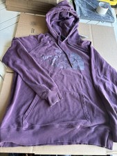 The North Face Women s Purple Logo Pullover Hoodie Sweatshirt Size M