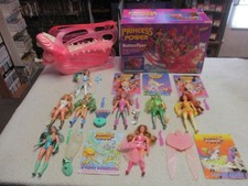 PRINCESS OF POWER VINTAGE MATTEL 1985 BUTTERFLYER COMPLETE IN BOX W  8 FIGURES