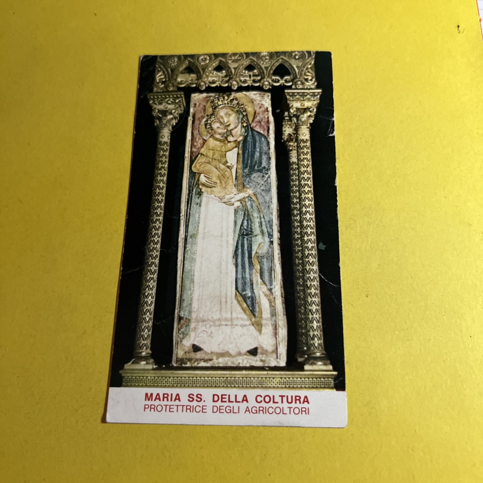 MARIA SS. DELLA COLTURA PROTETTRICE AGRICOLTORI - SANTINO PREGHIERA COLLEZIONE