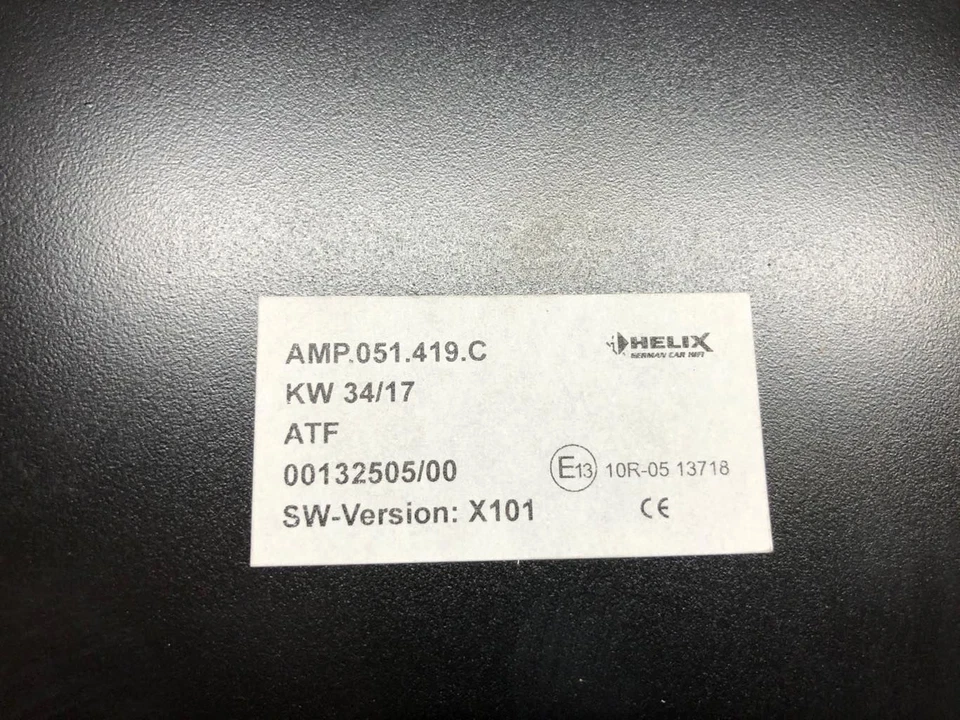 2010 Volkswagen Golf GTI Zubehor спираль сабвуфер багажник смонтирован OEM с Amp051419C - Изображение 3 из 4