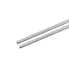 2Pcs Fully Threaded Rod M5 x 300mm 0.8mm Pitch 304 Stainless Steel Right Hand