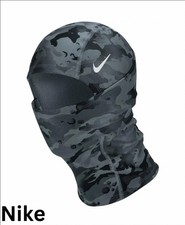 Nike Pro Hyperwarm Ski Mask Hood Therma-Fit - Grey Camo US Stock