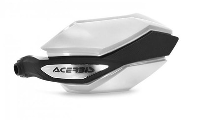 Acerbis Argon Handguards White/Black 2929431035 for Suzuki/BMW/KTM/Honda/Ducati