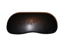 Ray-Ban Black Hard Case Felt Lining for Glasses  Sunglasses 7"Lx2.75"W x 1.75"H