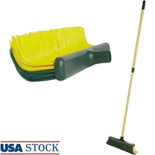 Premium Turf Broom W/ Nylon Bristles Cleaning AstroTurf & Carpets Outdoors New