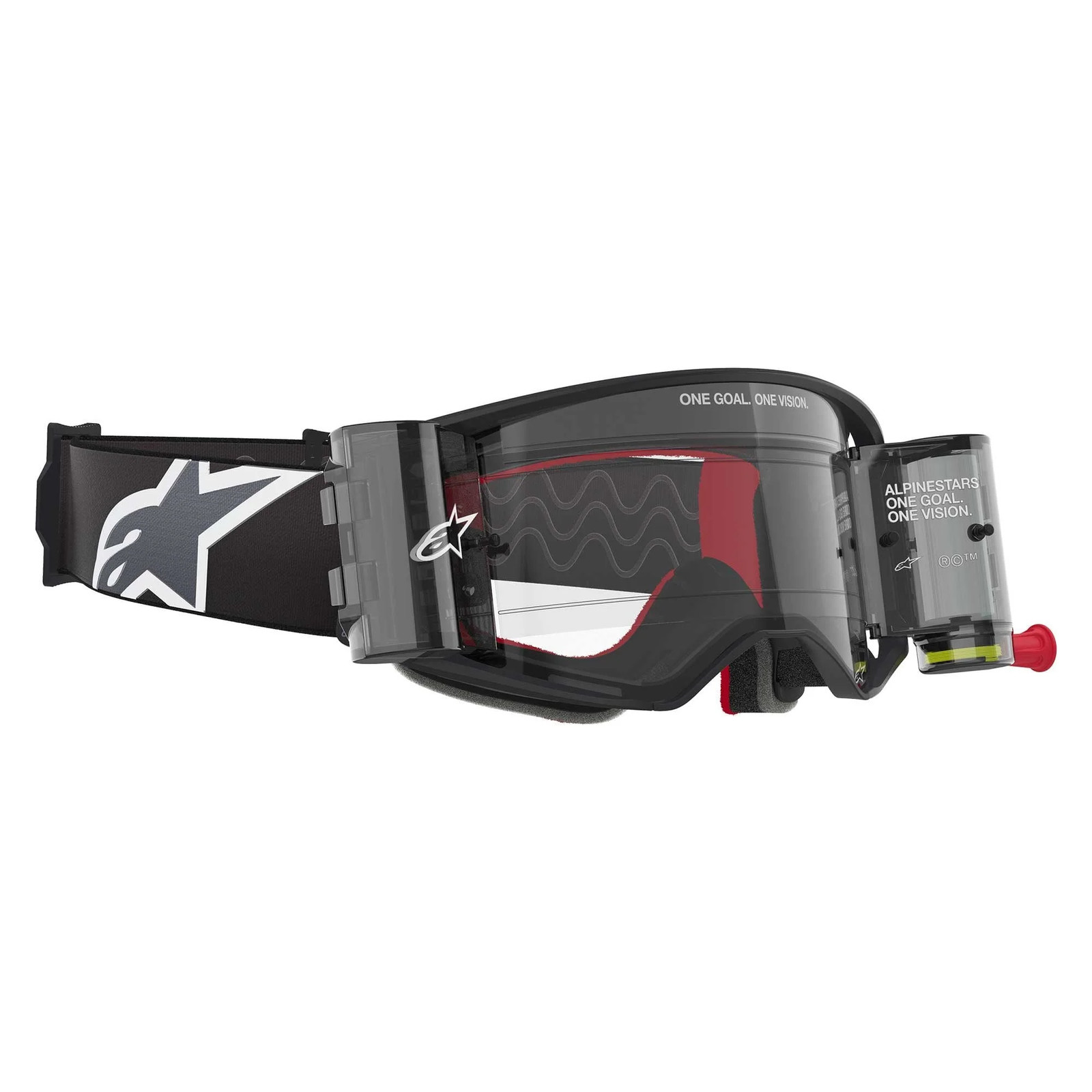 Alpinestars MX | MTB Vision SuperTech Goggles CORP (Black/Grey) Roll-Offs