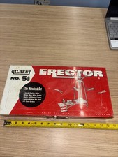 Gilbert Erector Set No. 5 1/2 Metal Box Only No Contents Hall Of Science 16x8x3