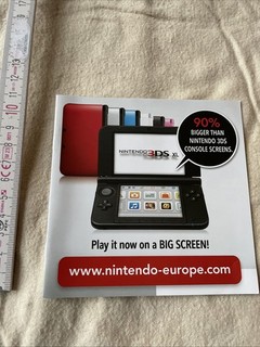 Nintendo 3DS Flyer Werbung Broschüre Super Zustand Zelda Mario Yo Kai Lego 2