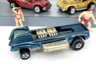 Vintage Johnny Lightning Topper 1971 Aqua Hairy Hauler - TOUGH! Nice!