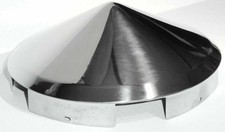 Front Hub Cap For Peterbilt 5 Even Notches Pointed Cone Ss 1 Lip Up20150 Each Front Hub Cap For Peterbilt 5 Even Notches Pointed Cone Ss 1 Lip Up20150 Each