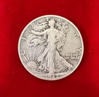1942-P Walking Liberty Half Dollar A beautuful old design.