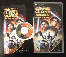 Star Wars Clone Wars Republic Heroes for Sony PSP Game TESTED