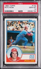 1983 TOPPS #100 PETE ROSE PSA 10