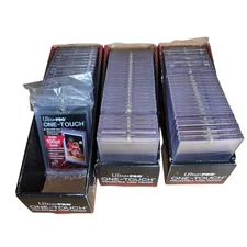 66 Ultra Pro Collector Card Holders One touch Magnetic Closure Ultra Clear