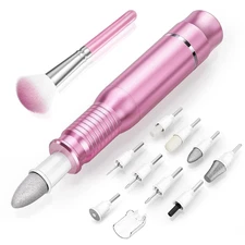Professional Manicure Pedicure Kit, Electric Nail Drill Set with LED Display, 25