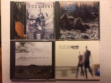 R.E.M. 4 CD LOT - DOCUMENT / MURMUR / NEW ADVENTURES IN HI - FI / AROUND THE SUN