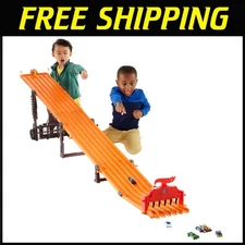 Exciting Toy Car Playset with 6 Vehicles & 8ft Track