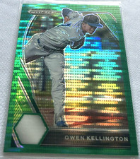 2021 Prizm Draft Picks Baseball Owen Kellington Pirates Green Pulsar Prizm