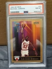 1990 SkyBox Michael Jordan #41 Chicago Bulls PSA 8 Graded Basketball Card