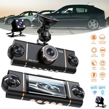 4Lens 360  Dash Cam For Cars WIFI APP Car DVR 1080P Front Camera Video Recorder