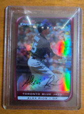 2008 Bowman Chrome #111 Gold Refractor Alex Alexis Rios Blue Jays