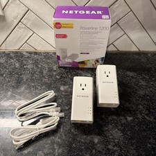 NETGEAR Powerline Adapter Kit, 1200 Mbps Wall-Plug, PLP1200-100PAS Tested