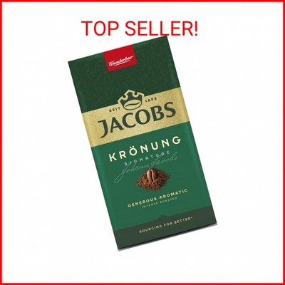 Jacobs Kronung Ground Coffee 500 Gram / 17.6 Ounce (Pack of 3)