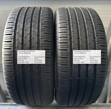2 PNEUMATICI USATI CONTINENTAL ECO CONTACT 6  ESTIVE  245 45 R18 96 W  DOT 2022