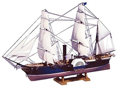 Aoshima Bunka large sailing ship No.10 1/150 black ships Susquehanna model kit