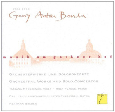 Georg Anton Benda Benda: Musik Am Gothaer Hof (CD) Album (UK IMPORT)