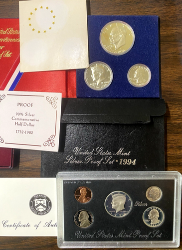 35PCS mixed lot DIAMOND & LOTS OF SILVER, Siv Proof, Off-Center, Bicentennial NR - Picture 2 of 8