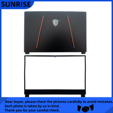 New For MSI GE65 MS-16U1 MS-16U3 LCD Back Cover Top Case Rear Lid/Front Bezel
