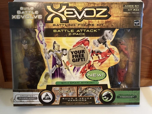 Action Figure XEVOZ - Battle Attack - Runeslayer and Firedrake