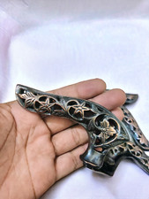 Antique Brass Handle For Walking Stick Derby Style Golden Only Brass Handle 1 Pc