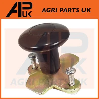 APUK Universal Steering Wheel Spinner Knob Turning Aid Handle Tractor Forklift 15 Deg