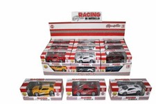 x Set 18 Pezzi Macchinine Auto Super Racing In Metallo Giocattolo Bambini sar