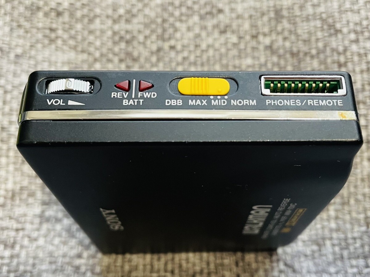 Sony WM-701C Walkman Portable Cassette Player Black Dolby B C With