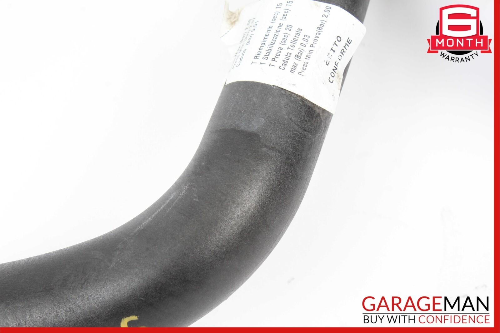 15-18 Ferrari California T Left Side Engine to Intercooler Hose Pipe Tube 3k