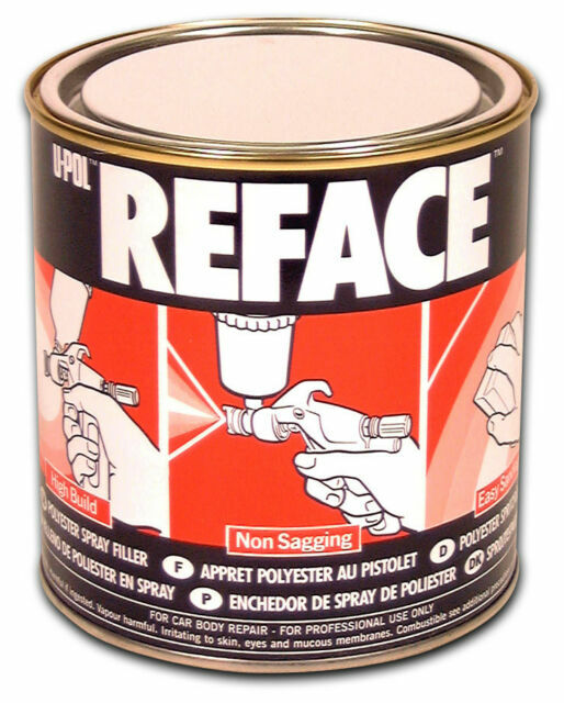 Upol Reface Polyester Spray Filler 1L & Hardener UPOL BEST