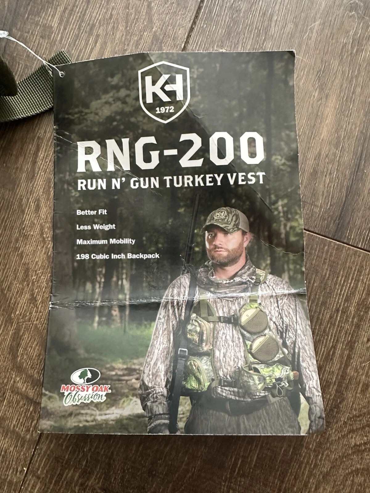 Knight & Hale Run N' Gun 200 Turkey Vest Mossy Oak Obsession New w/ Tags Hunting