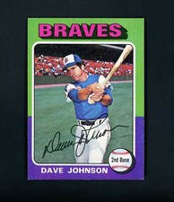 Davey Johnson 1975 Topps - Atlanta Braves #57 NM+