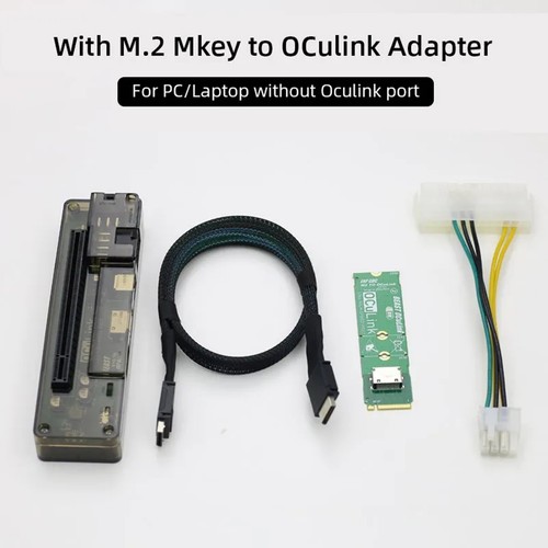 EXP GDC OCuLink Dock PCIe 4.0 x4 Mini External Card Adapter M.2 Mkey to OCuLink` - Afbeelding 7 van 13