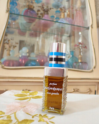 VTG 1970s Original YSL RIVE GAUCHE Real Parfum Perfume 0.90 VTG 1970s Original YSL RIVE GAUCHE Real Parfum Perfume 0.90
