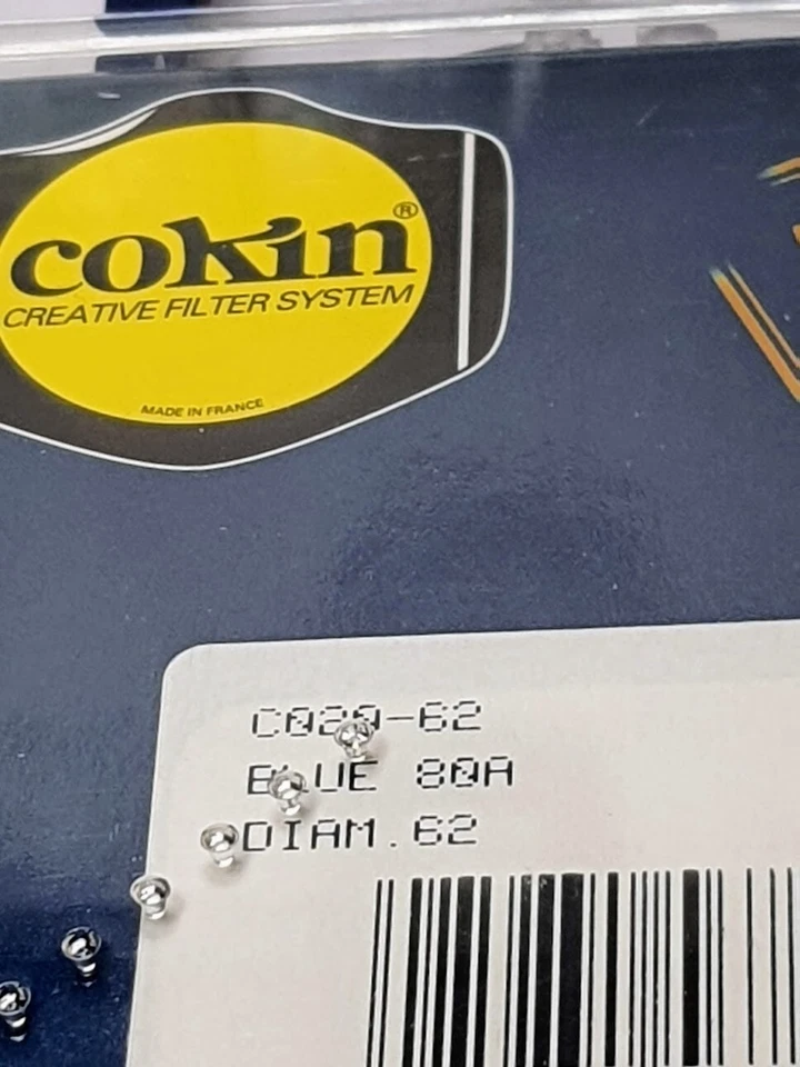 62mm Cokin 80A Blue Glass Lens filter 80 A France Coated 62 mm Camera Color 80-A - Image 4 of 4