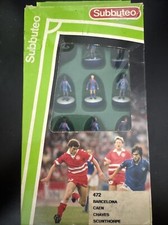 Subbuteo Barcelona/Caen/Chaves/Scunthorpe Team Ref.472