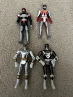 Vintage 8" Mighty Morphin Power Rangers Vr Trooper LOT Of 4